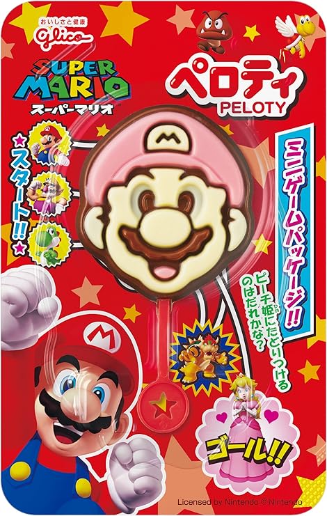 ［江崎グリコ］グリコ ペロティ スーパーマリオ 20g 12コ入り