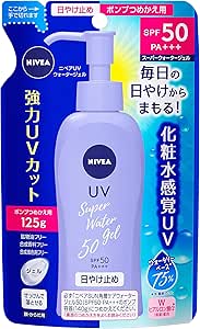 ニベアサン プロテクトウォータージェルSPF50/PA+++ つめかえ用 125g
