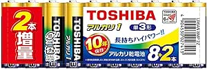 東芝(TOSHIBA) アルカリ乾電池 単3形 10本(8本+2本増量) 