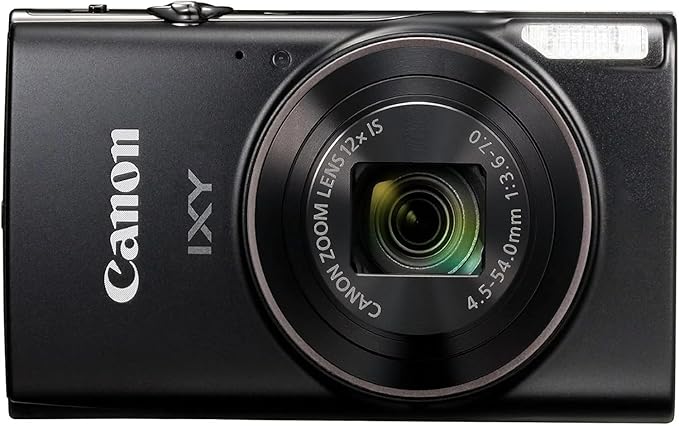 [Canon］コンパクトデジタルカメラ IXY 650 ブラック 光学12倍ズーム/Wi-Fi対応 IXY650BK