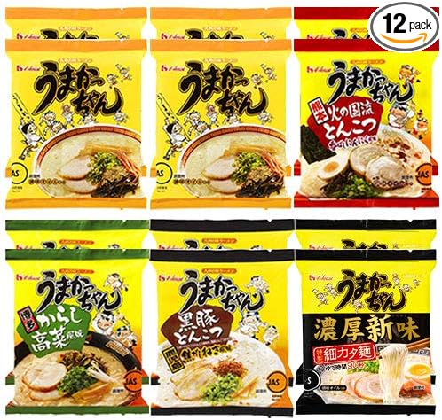 ［ハウス食品］うまかっちゃん〔お試し〕 食べ比べセット 各5種 合計12食